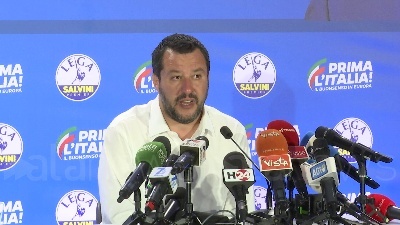 Scene from Europee, Salvini: "Mandato chiaro: andate e fate"