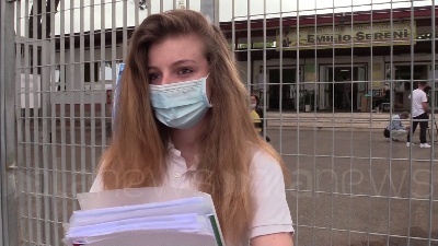 Scene from Maturità, studenti pronti all'esame: "Felici di non farlo online"