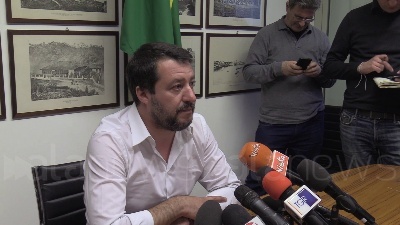 Scene from Salvini: "Nessuna crisi di governo, spero che M5S non pensi ad alleanza con Pd"