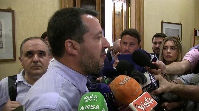 Scene from Elezioni, Salvini: "Autonomia differenziata significa meno sprechi"
