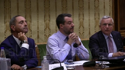 Scene from Elezioni, Salvini: "Autonomia differenziata significa meno sprechi"