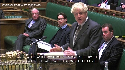 Scene from Brexit, Johnson: "Bisogna ancora trovare un buon accordo con l'Unione europea"