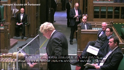 Scene from Brexit, Johnson: "Bisogna ancora trovare un buon accordo con l'Unione europea"