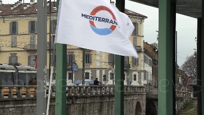 Scene from Milano, flash mob contro i respingimenti alle frontiere d'Europa
