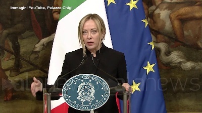 Scene from Ucraina, Meloni: "La pace se e quando la Russia cesserà le ostilità"