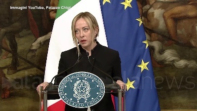 Scene from Ucraina, Meloni: "La pace se e quando la Russia cesserà le ostilità"