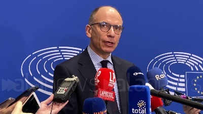 Scene from Ucraina, Letta: "Non siamo in guerra con la Russia, ma sosteniamo gli ucraini"