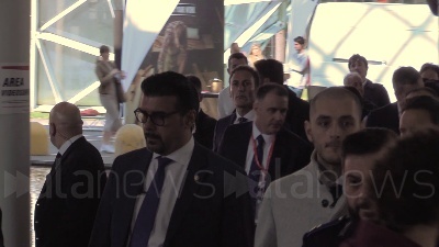 Scene from Salone del Mobile, il premier Conte taglia il nastro: al via la 58^ edizione