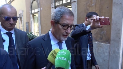 Scene from Gentiloni, Musumeci: "Non condividiamo alcune tesi ma c'è rispetto"