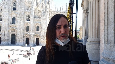 Scene from Manuel Agnelli: "Il governo pensa a chi gli rompe i coglioni e noi vogliamo farlo"