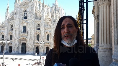 Scene from Manuel Agnelli: "Il governo pensa a chi gli rompe i coglioni e noi vogliamo farlo"