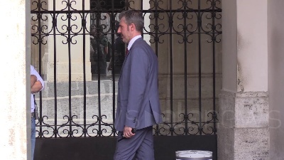 Scene from Vertice Conte-Salvini a Palazzo Chigi