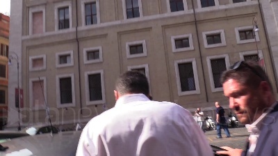 Scene from Vertice Conte-Salvini a Palazzo Chigi