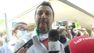 Scene from Salvini attacca Sala: "Usa Milano come trampolino nazionale"