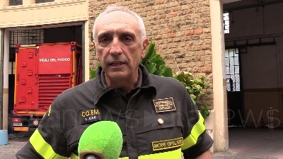 Scene from Vvf italiani a Beirut: "Scenario di guerra, diverso da quanto visto finora"