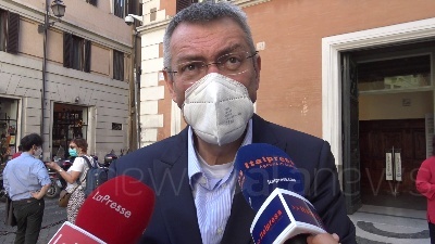Scene from Blocco licenziamenti, Landini: "Necessaria la proroga fino ad ottobre"
