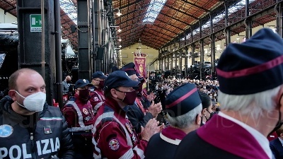 Scene from Festa Polizia a Napoli: "Onoriamo i nostri colleghi scomparsi"