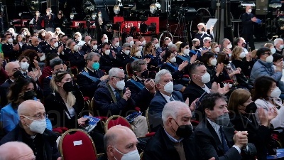 Scene from Festa Polizia a Napoli: "Onoriamo i nostri colleghi scomparsi"