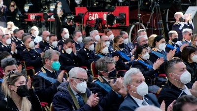 Scene from Festa Polizia a Napoli: "Onoriamo i nostri colleghi scomparsi"