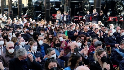 Scene from Festa Polizia a Napoli: "Onoriamo i nostri colleghi scomparsi"