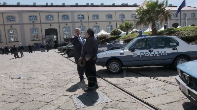 Scene from Festa Polizia a Napoli: "Onoriamo i nostri colleghi scomparsi"