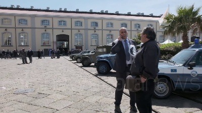 Scene from Festa Polizia a Napoli: "Onoriamo i nostri colleghi scomparsi"