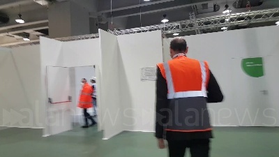 Scene from Ospedale in Fiera Milano, il tour in meno di un minuto