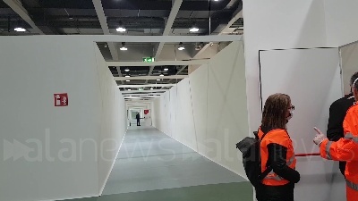 Scene from Ospedale in Fiera Milano, il tour in meno di un minuto