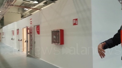 Scene from Ospedale in Fiera Milano, il tour in meno di un minuto