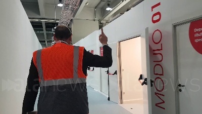 Scene from Ospedale in Fiera Milano, il tour in meno di un minuto