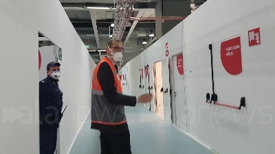 Scene from Ospedale in Fiera Milano, il tour in meno di un minuto