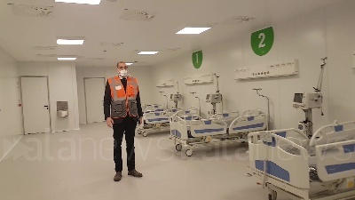 Scene from Ospedale in Fiera Milano, il tour in meno di un minuto