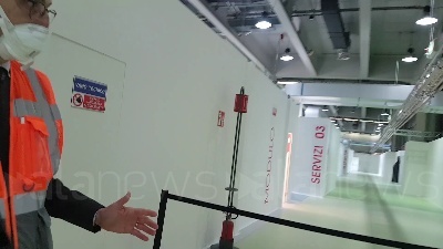 Scene from Ospedale in Fiera Milano, il tour in meno di un minuto