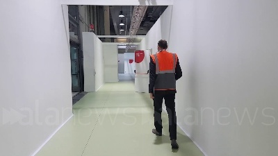 Scene from Ospedale in Fiera Milano, il tour in meno di un minuto