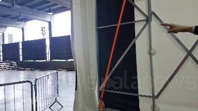 Scene from Ospedale in Fiera Milano, il tour in meno di un minuto