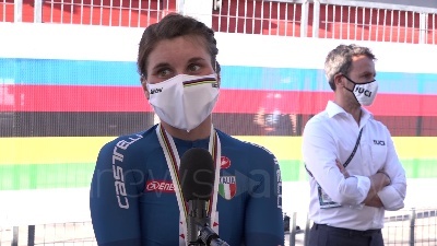 Scene from Mondiali ciclismo: Bronzo per Elisa Longo Borghini