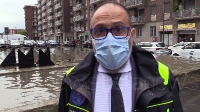 Scene from Esondazione Seveso, assessore Granelli: "Accellerrare per risolvere il problema"