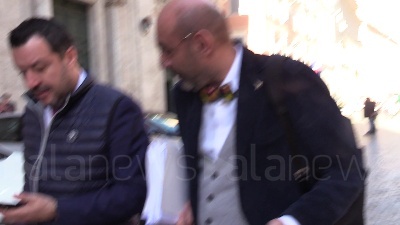 Scene from Accordo M5s-Pd, Salvini: "Non mi sembra che i 5 Stelle siano nati per questo"