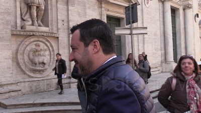 Scene from Accordo M5s-Pd, Salvini: "Non mi sembra che i 5 Stelle siano nati per questo"