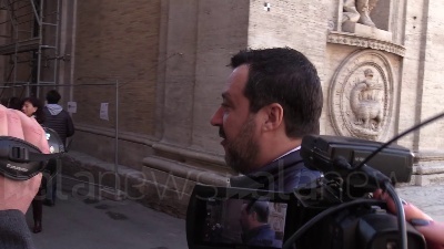 Scene from Accordo M5s-Pd, Salvini: "Non mi sembra che i 5 Stelle siano nati per questo"