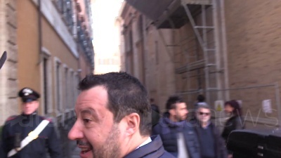Scene from Accordo M5s-Pd, Salvini: "Non mi sembra che i 5 Stelle siano nati per questo"