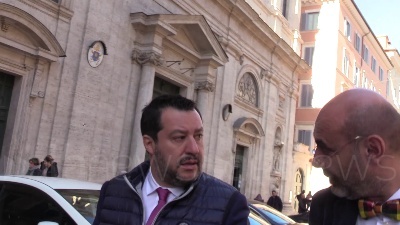 Scene from Accordo M5s-Pd, Salvini: "Non mi sembra che i 5 Stelle siano nati per questo"