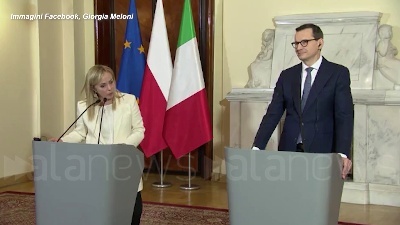 Scene from Meloni L Ucraina puo contare sull Italia a 360 gradi