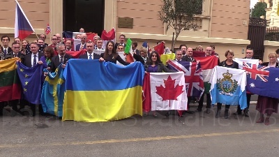 Scene from Ucraina, Amb. Kiev Melnyk: "Grazie a Meloni per il supporto"