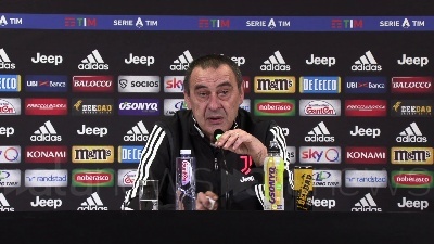 Scene from Manchester City, Sarri: "Guardiola? Al suo posto resterei"