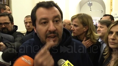 Scene from Lega, Salvini: "Rubli? Non ci è arrivato nulla"