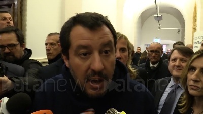 Scene from Lega, Salvini: "Rubli? Non ci è arrivato nulla"