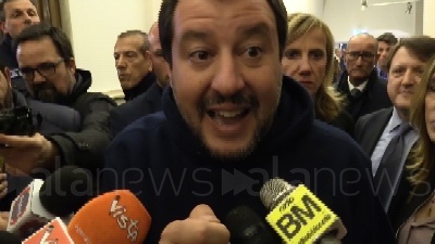 Scene from Lega, Salvini: "Rubli? Non ci è arrivato nulla"
