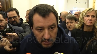 Scene from Lega, Salvini: "Rubli? Non ci è arrivato nulla"