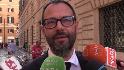 Scene from Pd-5 Stelle, Patuanelli: "Sulla guerra non c'è un campo largo, dobbiamo costruirlo sui precariati"